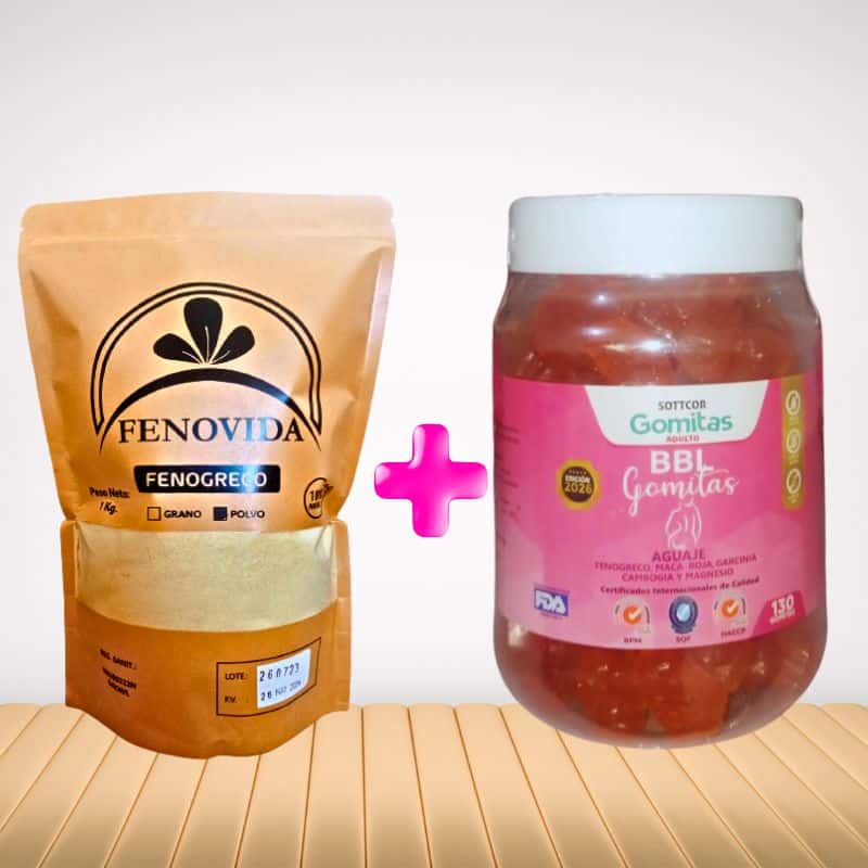 Fenogreco 1kg en polvo + Gomita BBL